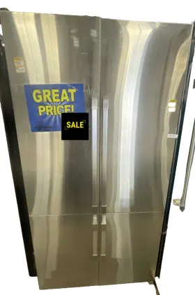 Drf427500 Dacor Silver 42 Inch Double French Door Fridge And Freezer