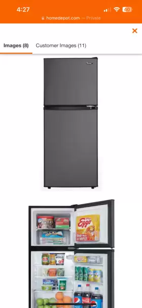 Dpf073c2bsldb Danby 7.3 Cu. Ft. Refrigerator