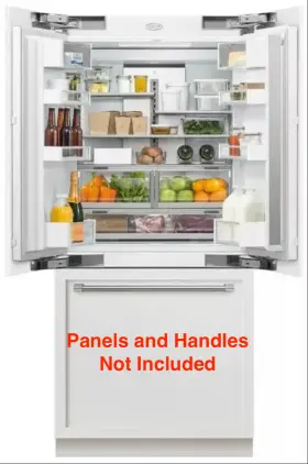 Rs36a80jc1 Dcs Activesmart Series 36 Inch Built-in Panel Ready French Door Refrigerator