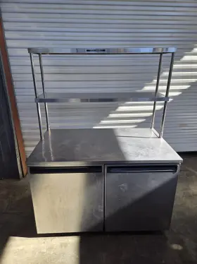 Uc4048 Delfield Undercounter Refrigerator With Double Deck Overshelf 48 Inch W