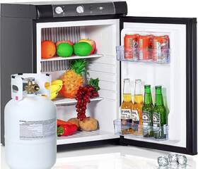 Dsg-40b2u A Dsg-40b2u A Propane Rv Refrigerator 1.4 Cu.ft Compact Camper 12 V/110v/gas Lpg Fridge Garage