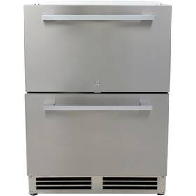 Duura Elite De240drouss 5.2 Cu. Ft. Stainless 2-door Undercounter Drawer Style Refrigerator