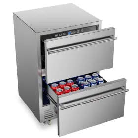 Yc-150h Ecojoy 5.3 Cu.ft Under Counter Refrigerator 2 Drawer Built-in Beverage