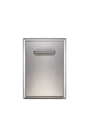 E160tr1 Edgestar Stainless Steel 16 Inch W Pull Out Waste Receptacle