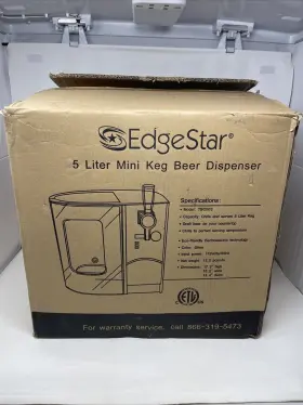 Tbc50s Edgestar Deluxe Mini Kegerator Keg Draft Beer Dispenser