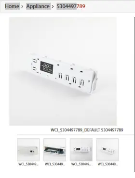 5304497789 Electrolux Controller Board
