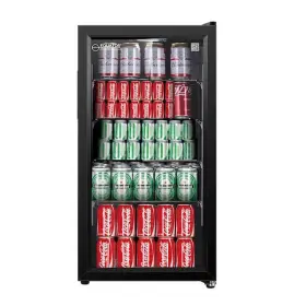 Equator 747037131733 Slim 18 Inch Freestanding Beverage Refrigerator 3.2 Cu. Ft. 117 Can 110v In Black