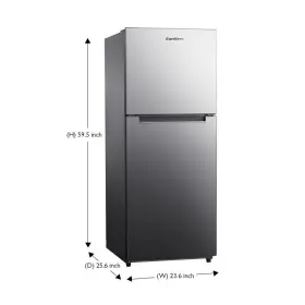 Mdrf1010ese Equator Conserv 10cf Top Freezer Refrigerator 24in Frost Free E-star Quiet 43db 110v Ss