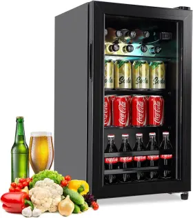 Cooler-120 Euasoo Flb-60 Refrigerator Can Freestanding Beverage Cooler