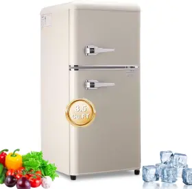 Fls-80g-cream Euasoo Compact Refrigerator Cream