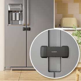 Eudemon B3408 Updated French Fridge Lock Door Refrigerator/freezer Apply T