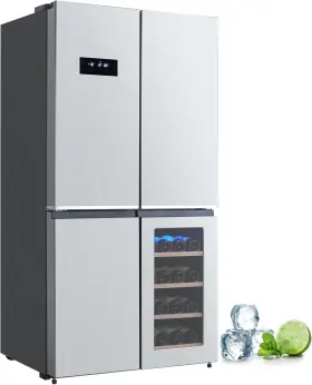 Vtzowl55flg6wuyab Explorehorizon S0erfybopq French Door Refrigerator 21 Cu.ft Counter Depth Stainless Steel