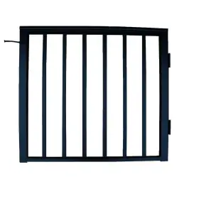 Hx36 Ez Handrail 815973011348 Deck Gate 36 Inch W Black Pre-built Aluminum Single-panel Metal Flat