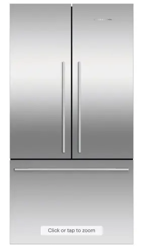 Rf201ahjsx1 Fisher & Paykel 36 Inch Free Standing Counter Depth French Door Refrigerator Stainless