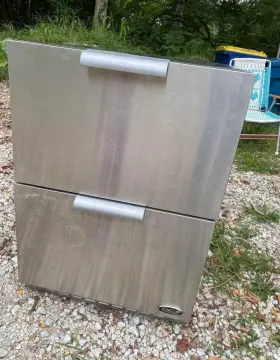 Rf24d Fisher & Paykel Dcs By And 24 Inch Built-in Double Drawer Refrigerator Stainless Steel