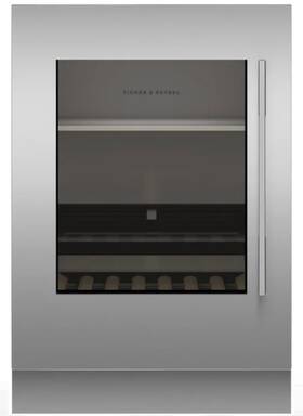 Fisher & Paykel Rs2435sblt1 And 24 Inch Stainless Steel Beverage Center- Nationwide Shipping