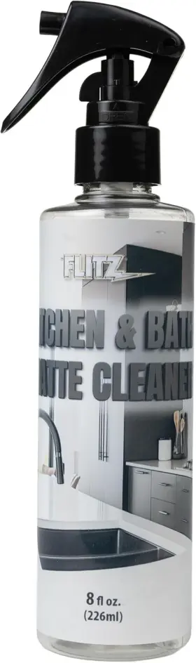 Kbm21509 Flitz Kitchen And Bath Matte Cleaner - 8oz /236ml Usa-made Water-based Cleaning