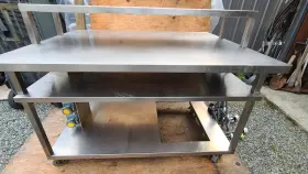 18004256 Franke Heated Prep Table/countertop With Equipment Power Outlets Platform