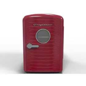 93878249 Frigidaire 9 Can Crocodile Retro Beverage Freestanding Mini Refrigerator Red