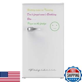 Frigidaire B07ml51zsr Efr331-white 3.2 Cu Ft Eraser Board Mini Compact Dorm Fridge White