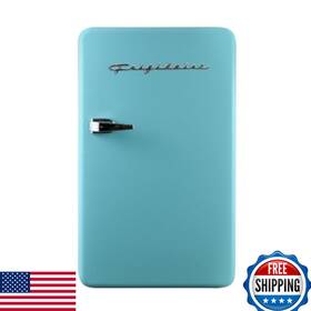 Frigidaire B07psthkgc Efr372-blue 3.2 Cu Ft Blue Retro Compact Rounded Corner Premium Mini