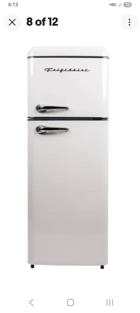 Efr756-cream Frigidaire Efr756-cream- Fridgidaire Retro Style Refridgerator Cream White 7.5 Cubic Feet New