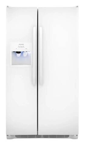 Frigidaire Ffhs2611 25.6-cu Ft Standard-depth Side-by-side Refrigerator White