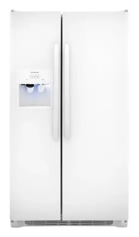 Ffhs2611 Frigidaire 25.6-cu Ft Standard-depth Side-by-side Refrigerator White