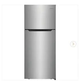 Ffht1822uv Frigidaire 17.6 Cu. Ft. Top Freezer Refrigerator In Brushed Steel Energy Star