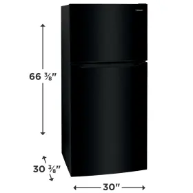 Ffht1835vb Frigidaire 18.3-cu Ft Standard-depth Top Freezer Refrigerator Black