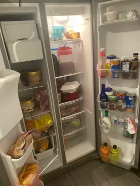 Ffss2615ts Frigidaire 25.6 Cu. Ft. 36 Inch Standard Depth Side By Refrigerator In Stainless Steel