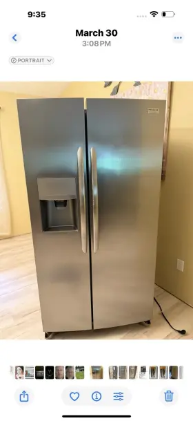 Fgsc2335tf Frigidaire 36 Inch Counter Depth Side-by-side Refrigerator