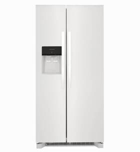 Frigidaire Frss2323aw 33 Inch Freestanding 22.3 Cu. Ft. Side By Refrigerator -