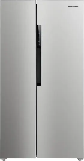 Hbf1558 Frigidaire Hamilton Beach Side-by-side Fridge Freezer 15.6 Cu Ft Frost Free Silver