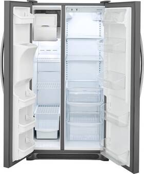 Frigidaire Lfss2612td0 25.5 Cu. Ft. Side-by-side Refrigerator Black Silver