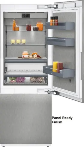 Rb472705 Gaggenau Vario 400 Series 30 Inch Panel Ready Built-in Smart Refrigerator