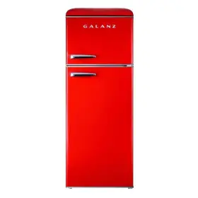 Glrf76tmrder2 Galanz Retro 7.6 Cu Ft Top Freezer Refrigerator Frost Free Dual Door