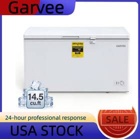 Garvee 29.53h 14.5cuft Chest Freezer Large Capacity Stand Alone With 6 Movable