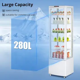 Rt-280l-3 Garvee Commercial Refrigerator Display 280 L/10 Cu. Ft Pastry New
