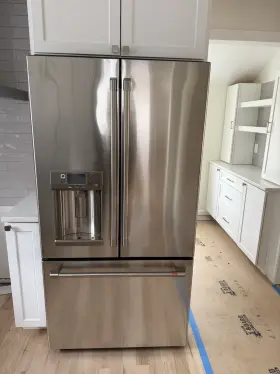 28up2ms1 Ge Stainless Steel French Door Refrigerator Ice Maker Water Dispenser