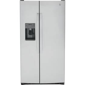 Ge Appliances 200d2619p312 Gse25gypfcfs 25.3 Cu. Ft. Side-by-side Refrigerator With Icemaker