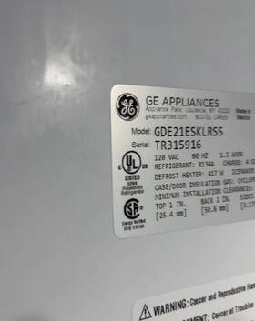 Ge Appliances Cgs750p4mw2 Refrigerator And Gas Oven