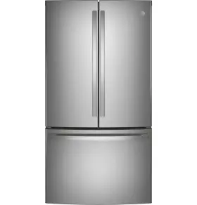Gne29gynfs Ge Appliances French Door Freestanding Refrigerator