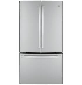 Ge Appliances Gwe23gynfs French Door Freestanding Refrigerator