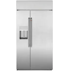 Csb42yp2ns1 Ge Cafe Caf 42 Inch Smart Built-in Side-by-side Refrigerator With Dispenser