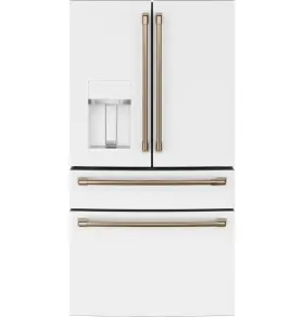 Cve28dp4nw2 Ge Cafe Caf 27.8 Cu. Ft. Smart 4-door French-door Refrigerator