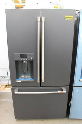 Ge Cfe28tp3md1 Cafe 36 Inch Matte Black French Door Refrigerator Nob #154118