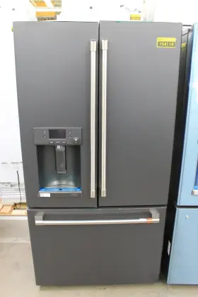 Cfe28tp3md1 Ge Cafe 36 Inch Matte Black French Door Refrigerator Nob #154118
