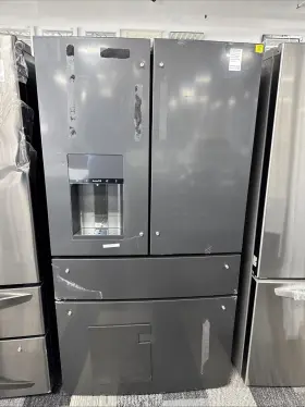 Cve28dp3nd1 Ge Cafe 36 Inch Matte Black French Door Refrigerator