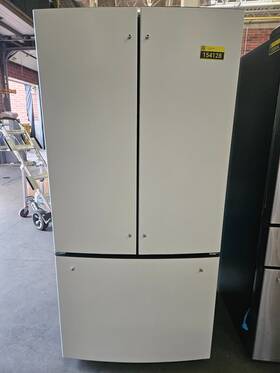 Ge Cwe19sp4nw2 Cafe 33 Inch Matte White Cd French Door Refrigerator Nob #154128